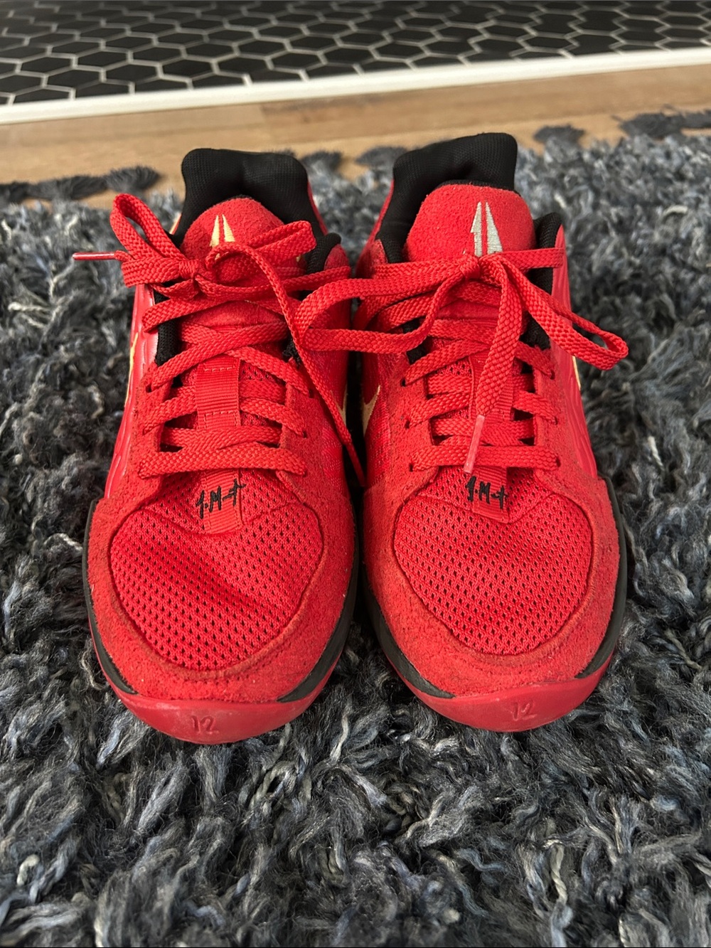 Ja Morant red kids Nike shoes